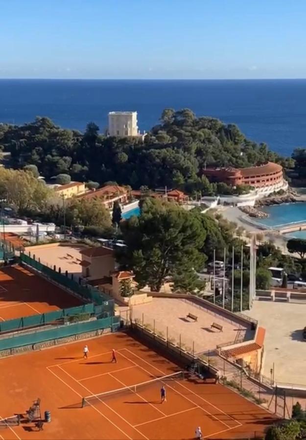 Fabulous !!Apartment A Front Of Legendary Monte Carlo Beach And Tennis Club ! Рокебрюн — Кап-Мартен Экстерьер фото